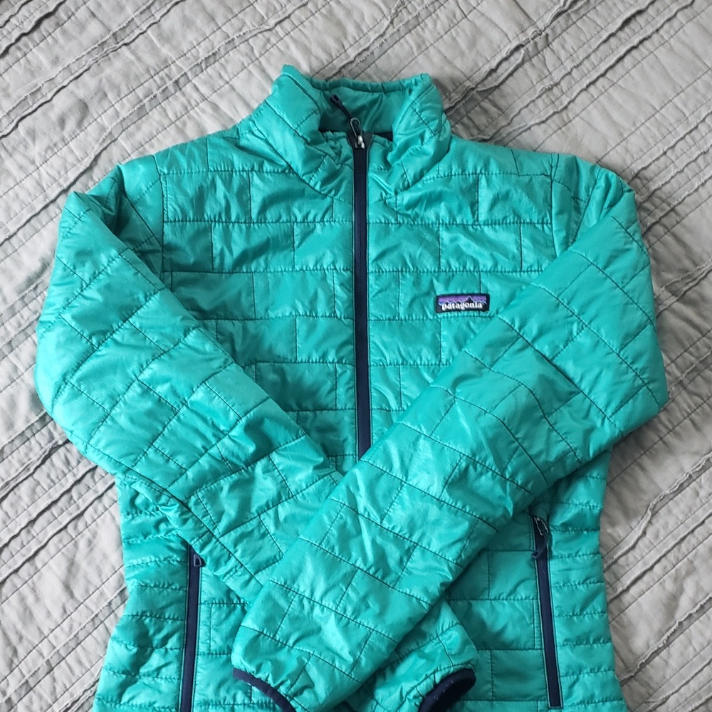 Patagonia Nano Puff Jacket in Emerald Green Ws S